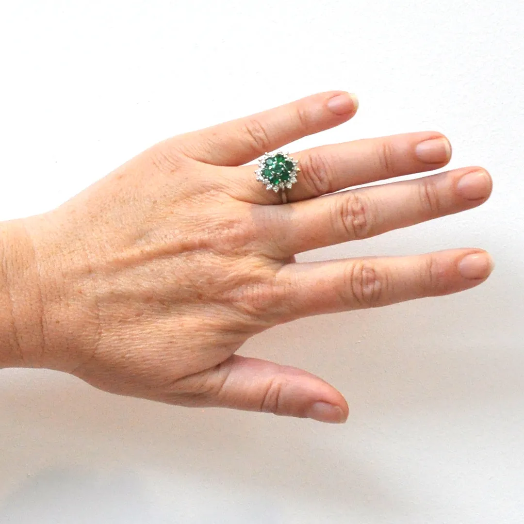 Emerald & Diamond Ring