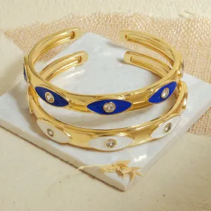 Evil Eye Rora Cuff Bangle