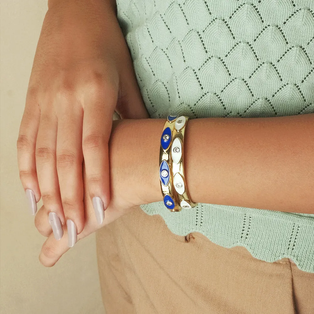 Evil Eye Rora Cuff Bangle