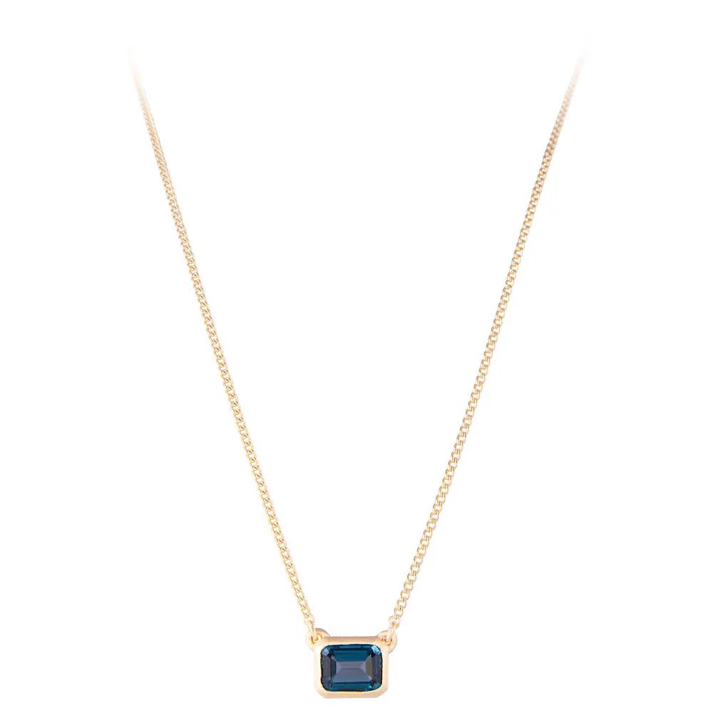 FAIRLEY London Blue Topaz Deco Necklace