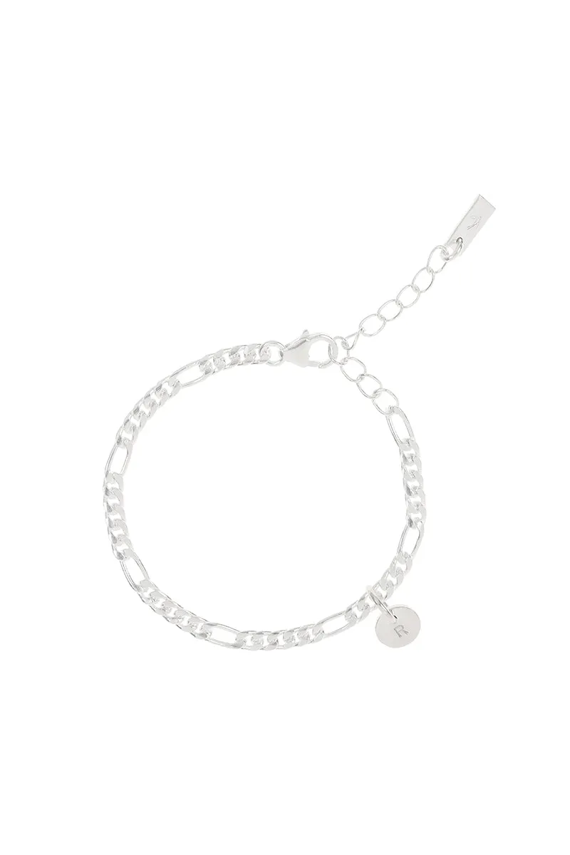 Figaro Bracelet - Silver