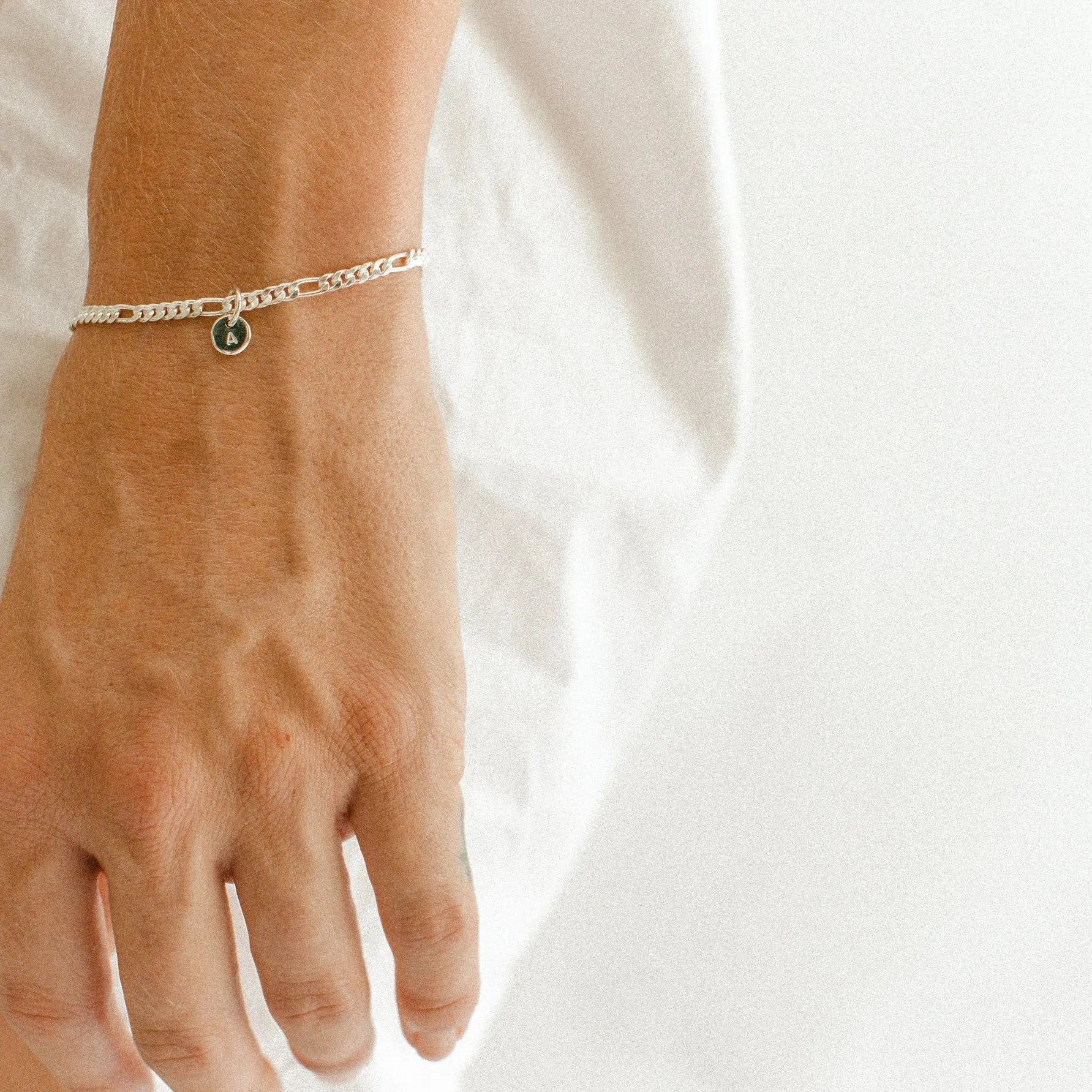 Figaro Bracelet - Silver