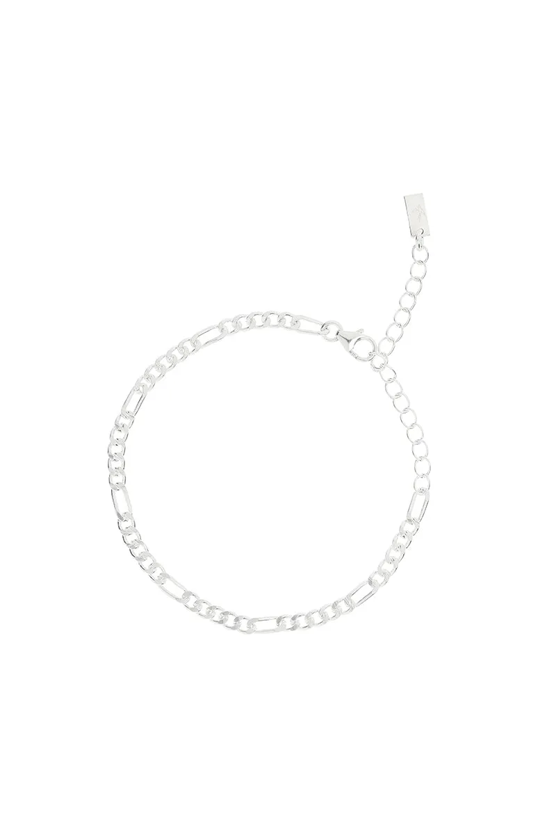 Figaro Bracelet - Silver