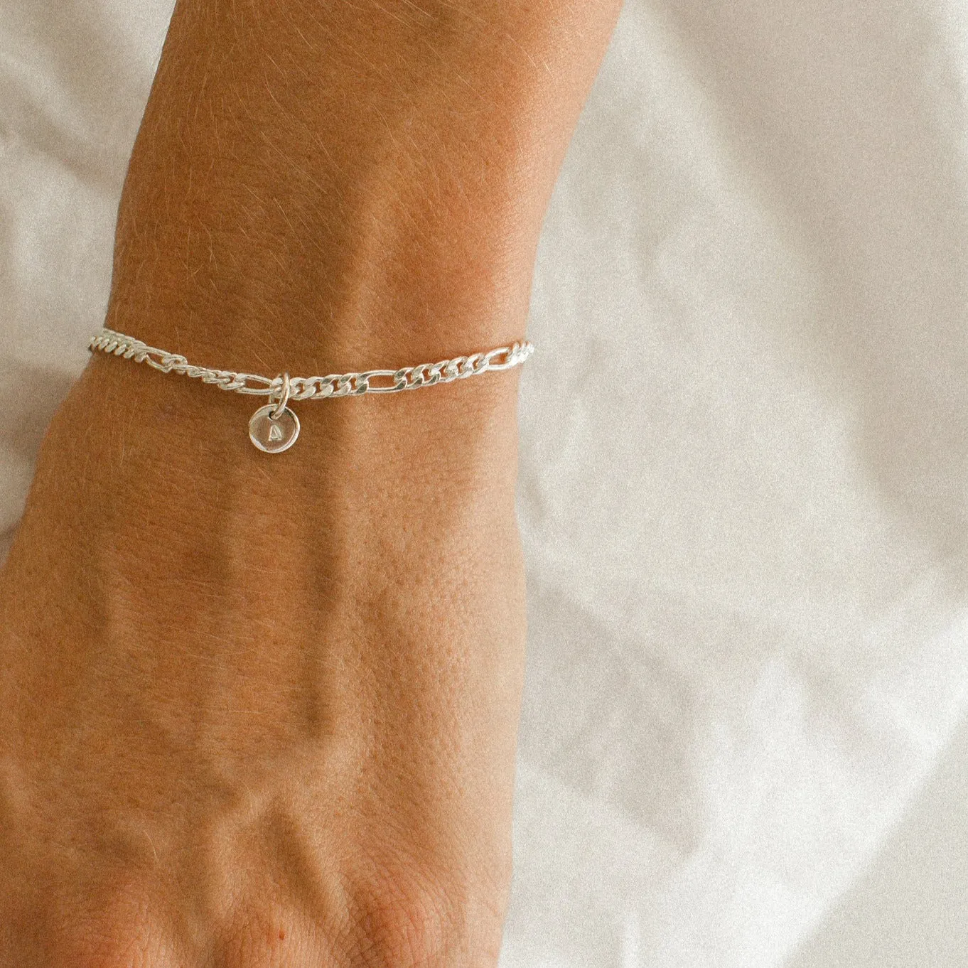 Figaro Bracelet - Silver