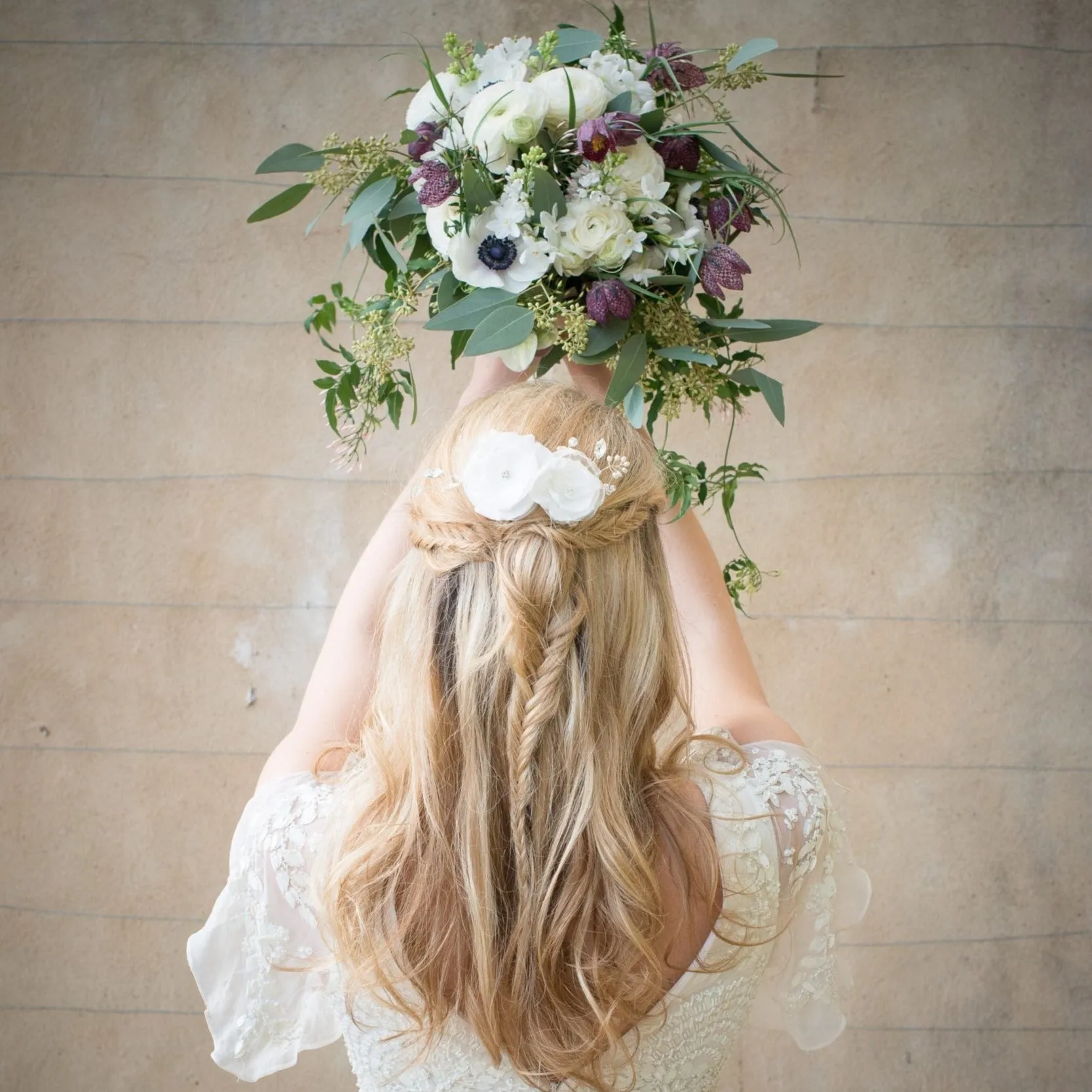 Flora Flower Bridal Hair Comb