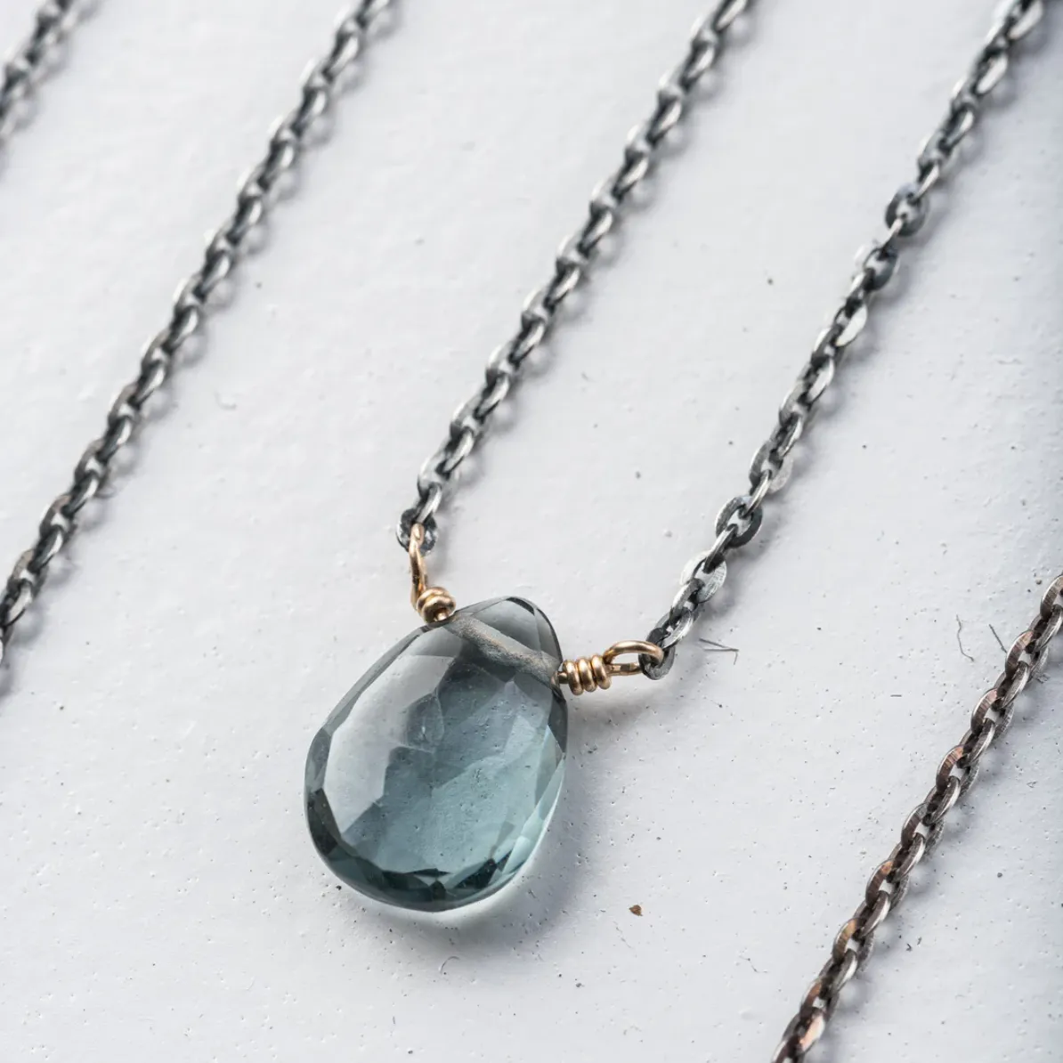 Gemstone Drop Necklace