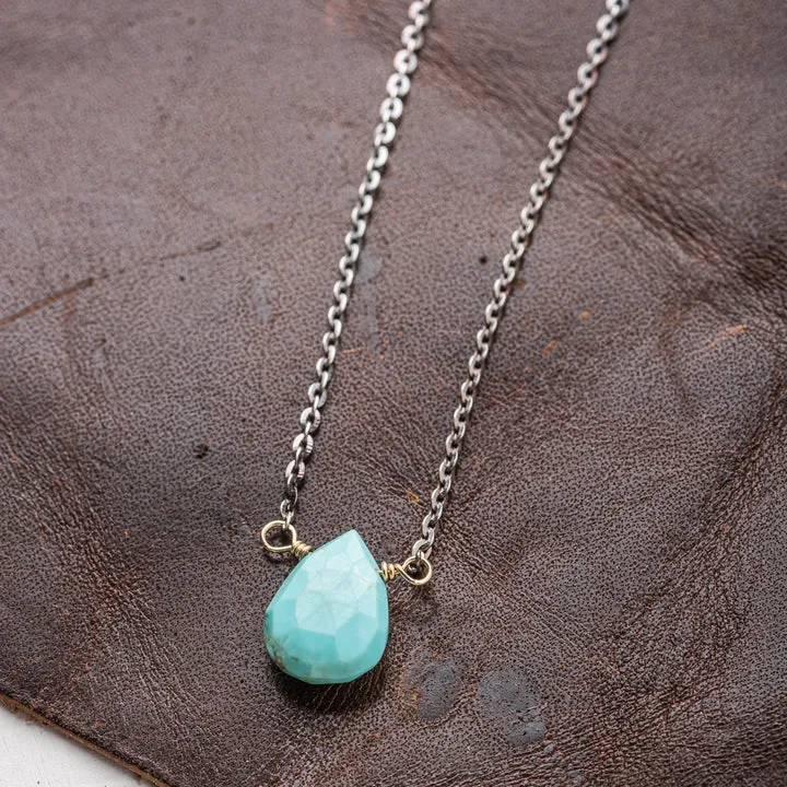 Gemstone Drop Necklace