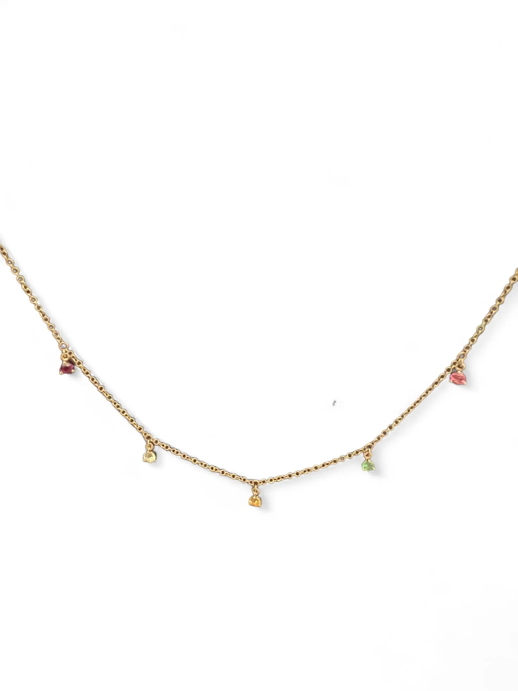 Gemstone necklace