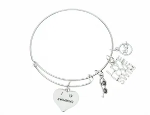 Girls Swim Bangle Bracelet