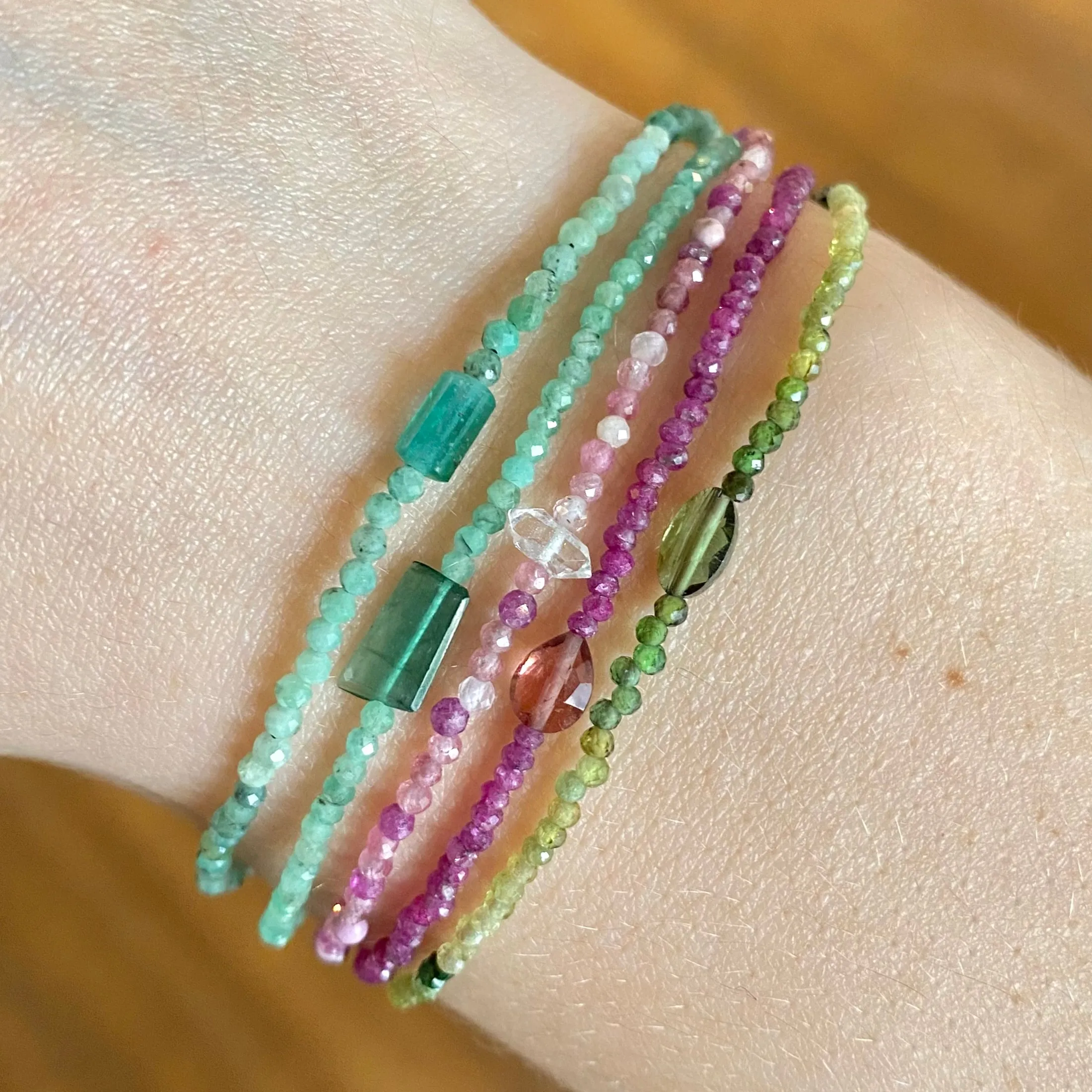 Green Tourmaline Bracelet