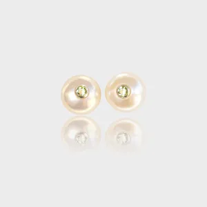 HERA Peridot Pearl Earrings