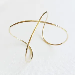 Infinity cuff bangle (B178)