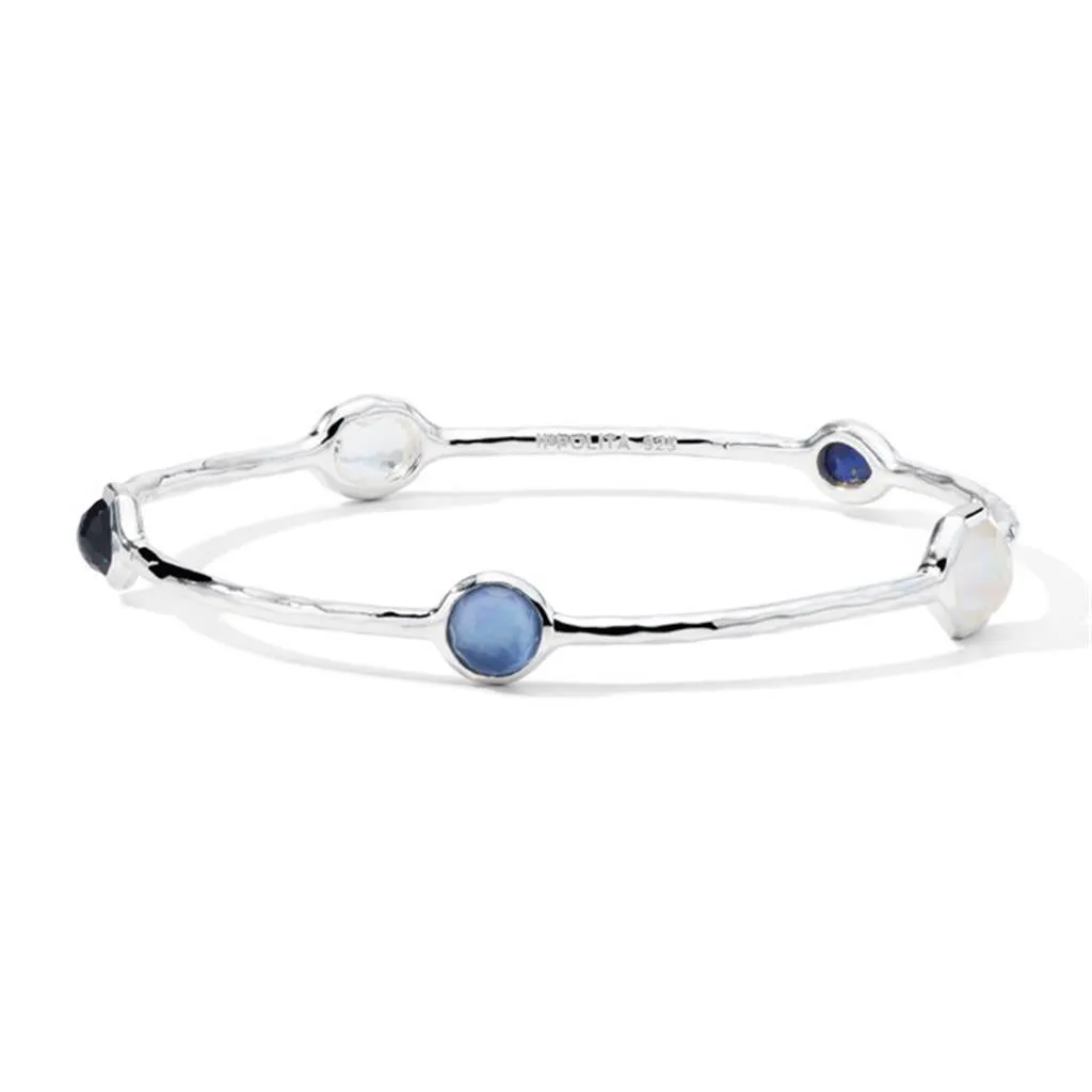 Ippolita Sterling Silver Rock Candy Multi-Stone Bangle Bracelet