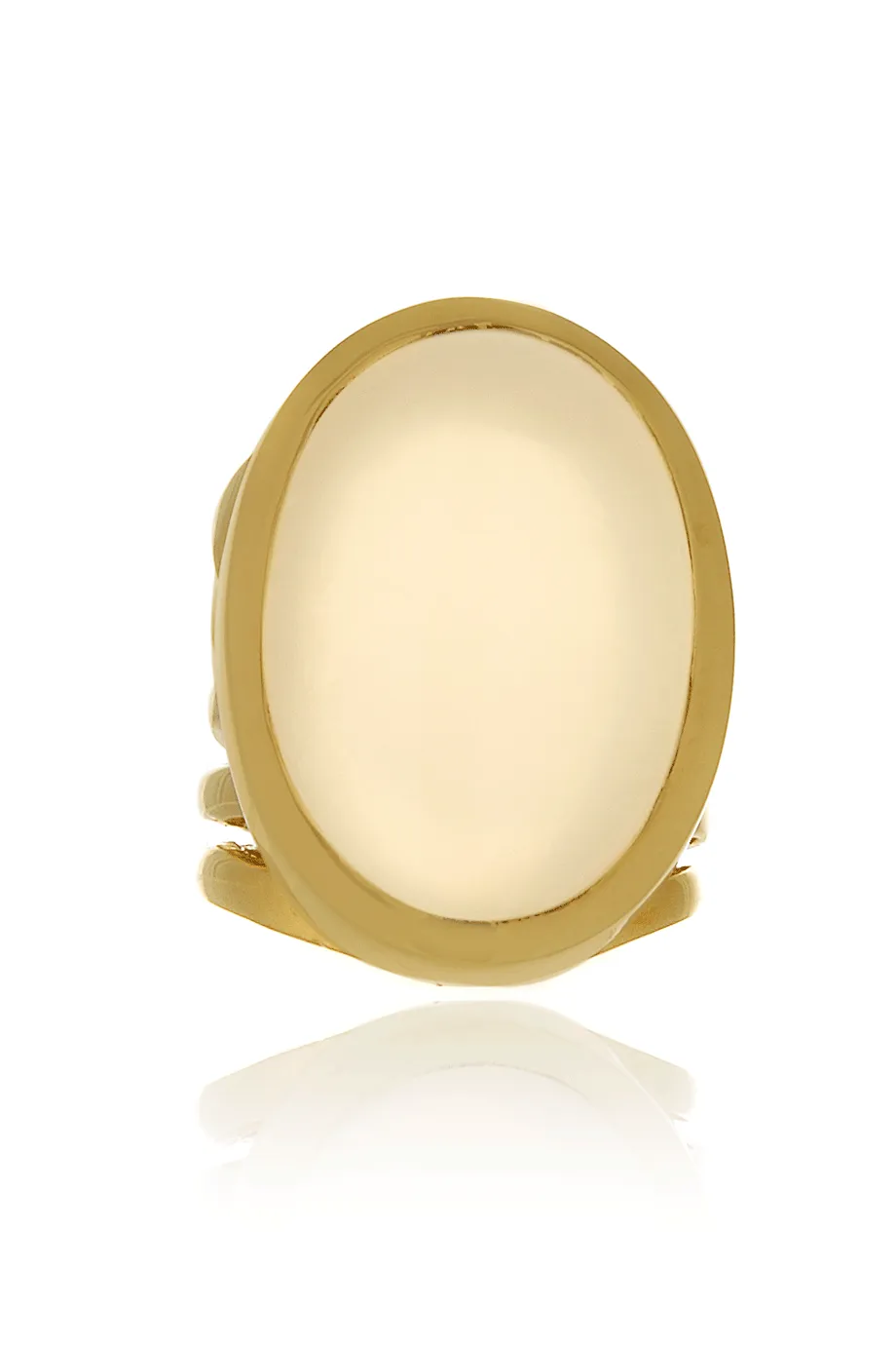 ISHARYA MOONSTONE Gold Cocktail Ring