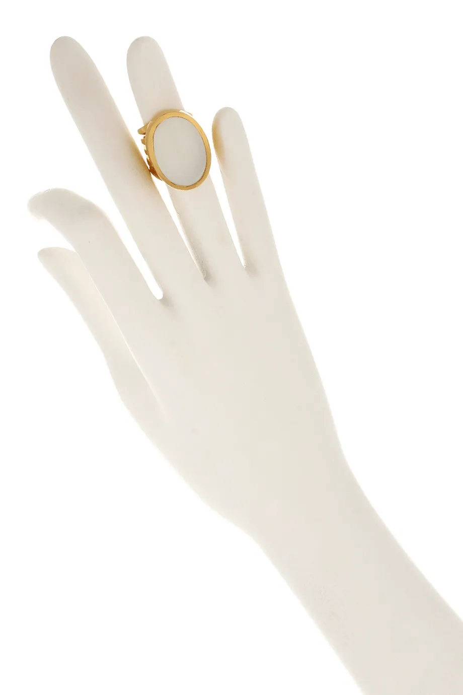 ISHARYA MOONSTONE Gold Cocktail Ring