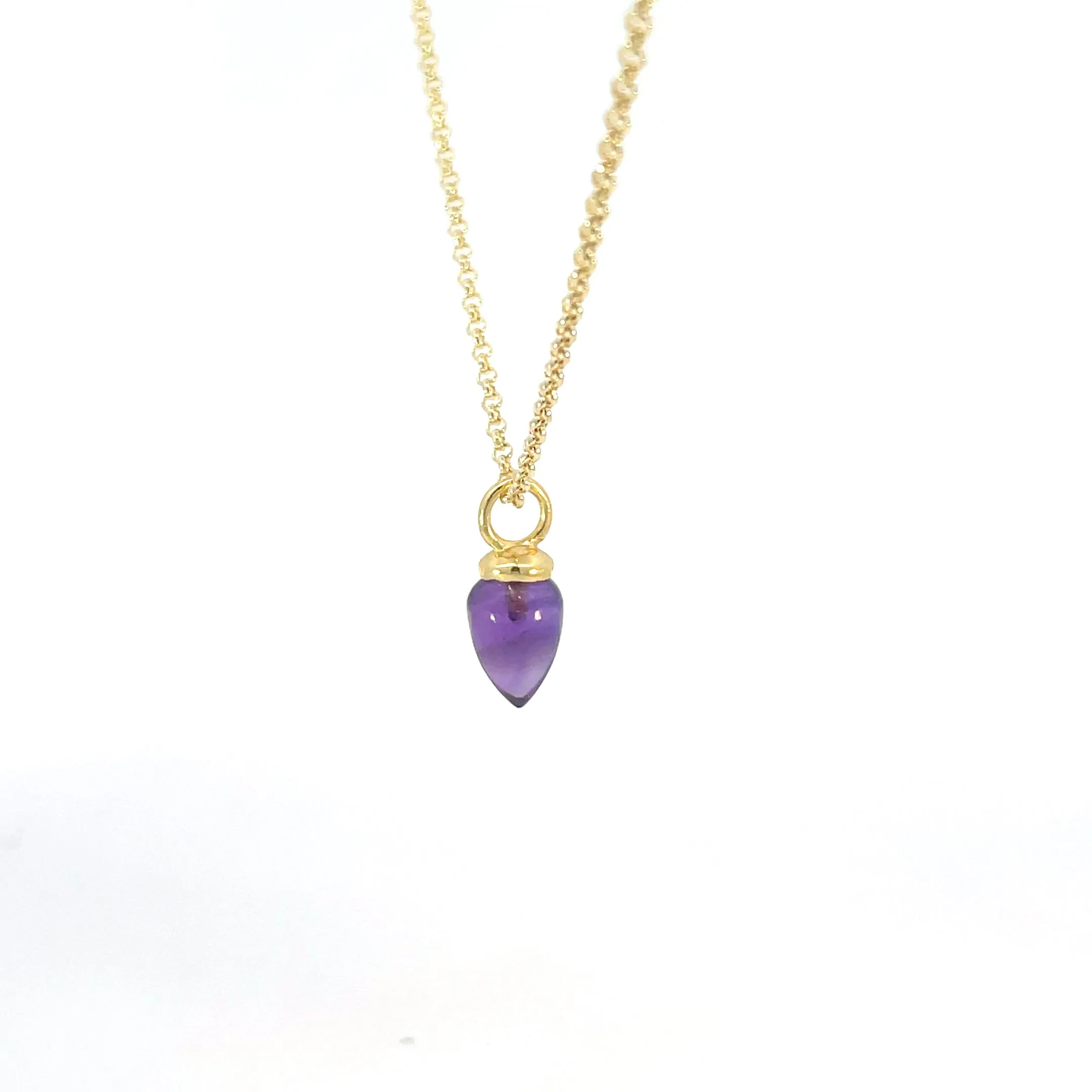 Jorge Revilla Pendulum Collection Amethyst Necklace