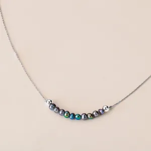 Jovie Black Pearl Necklace