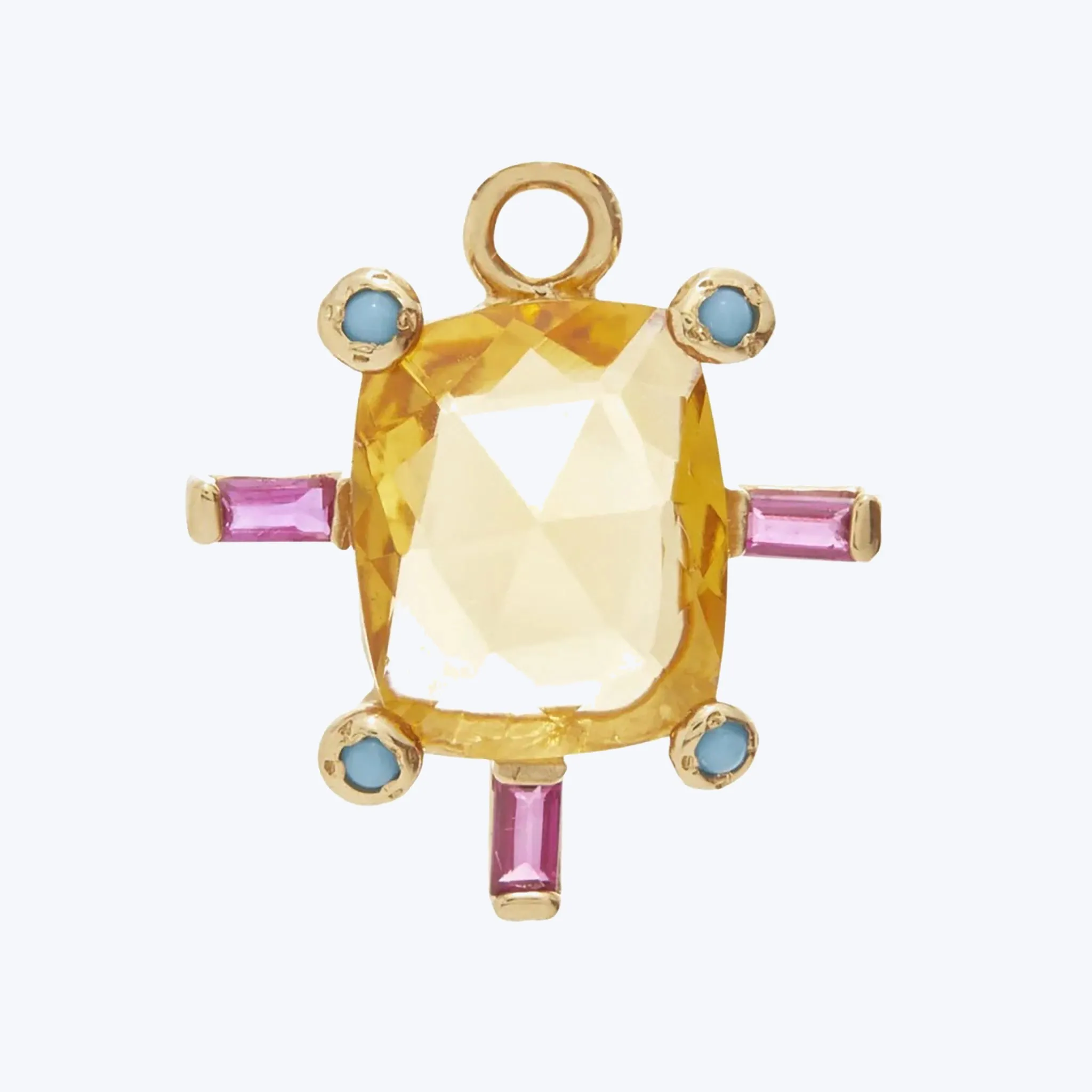 Juno Charm with Citrine