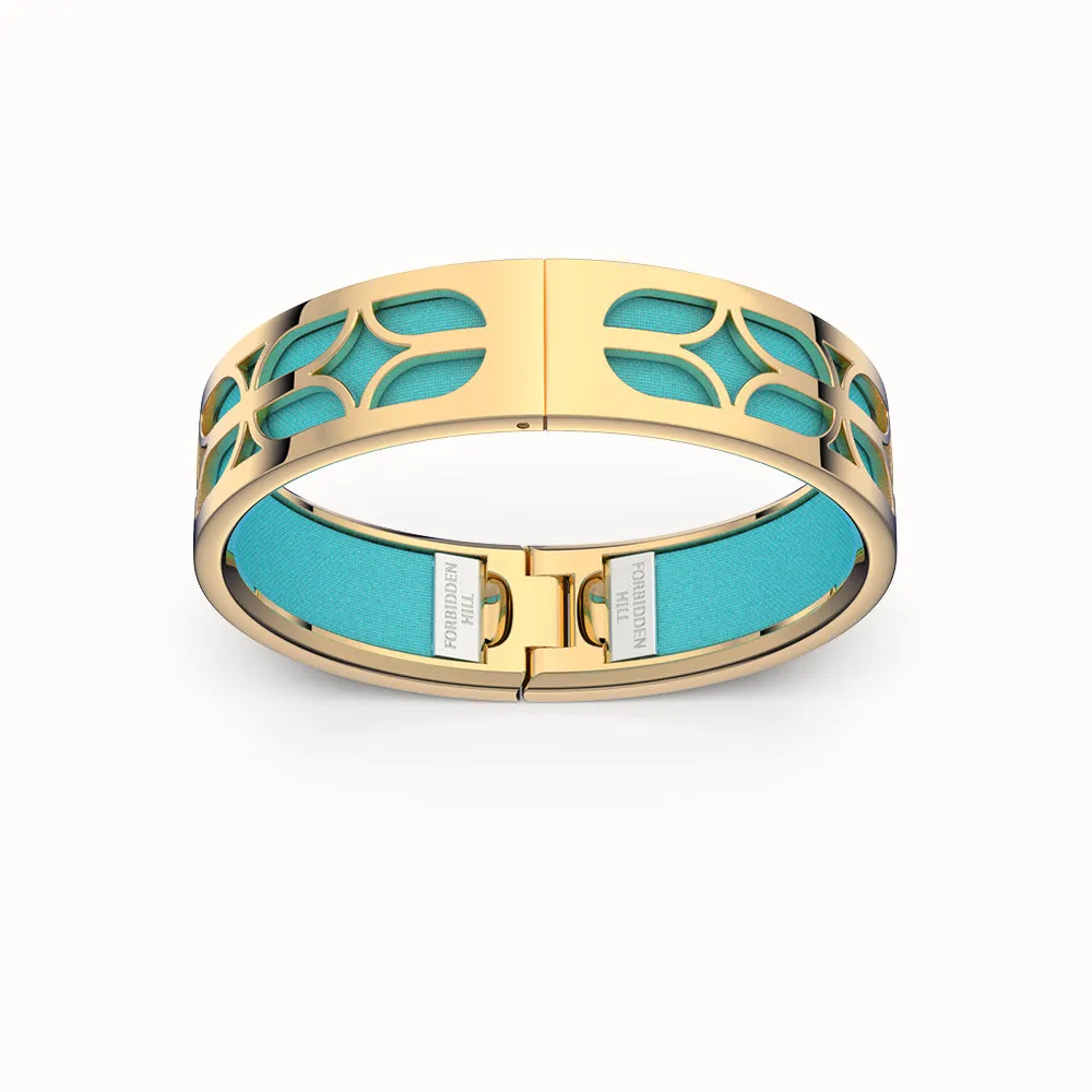 Kawung Bangle - Turquoise Blue