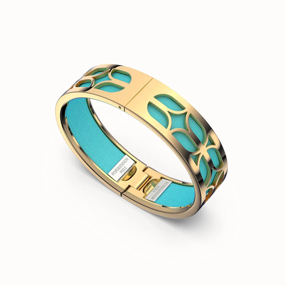 Kawung Bangle - Turquoise Blue