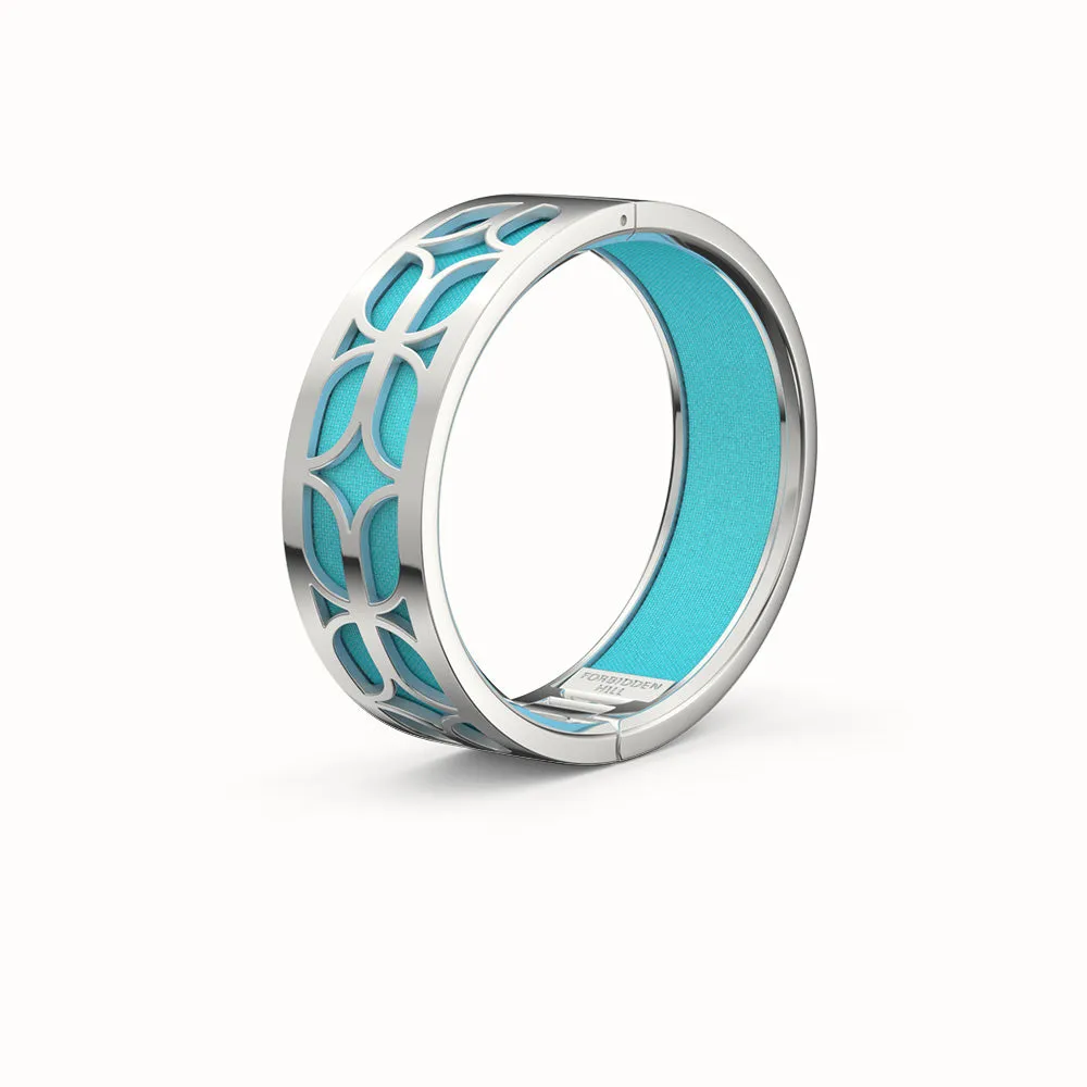 Kawung Bangle - Turquoise Blue