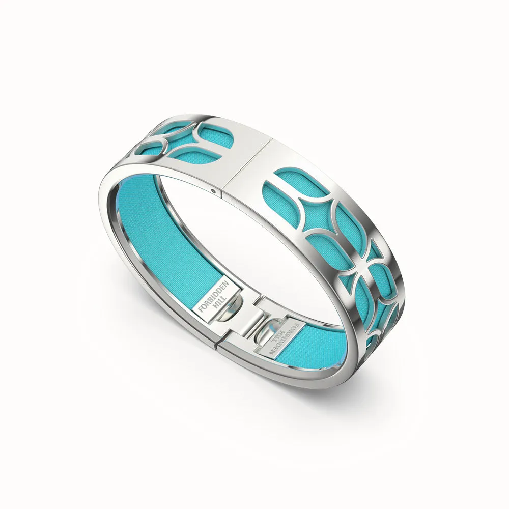 Kawung Bangle - Turquoise Blue