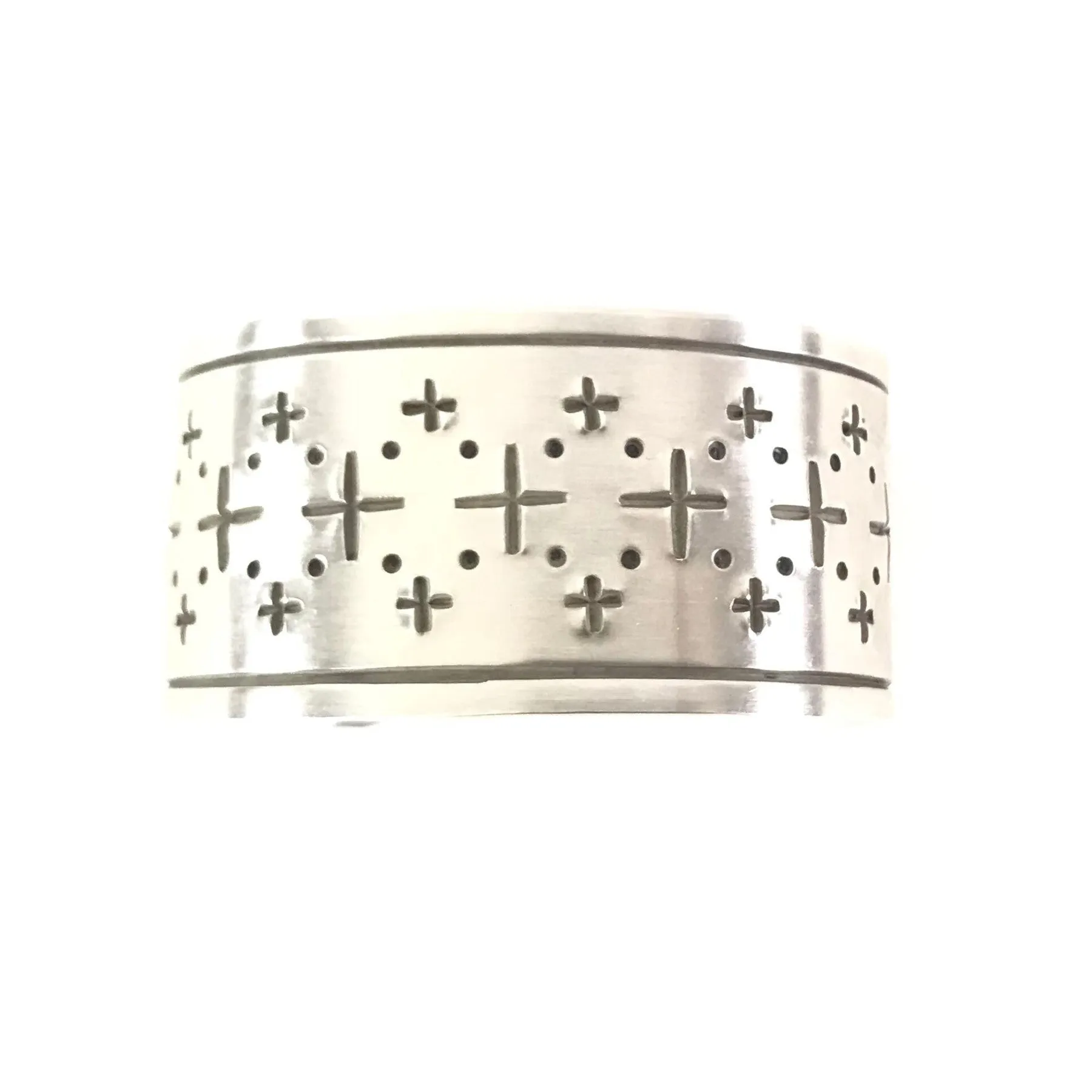 Kobe Toadlena Sterling Silver Wide Bracelet