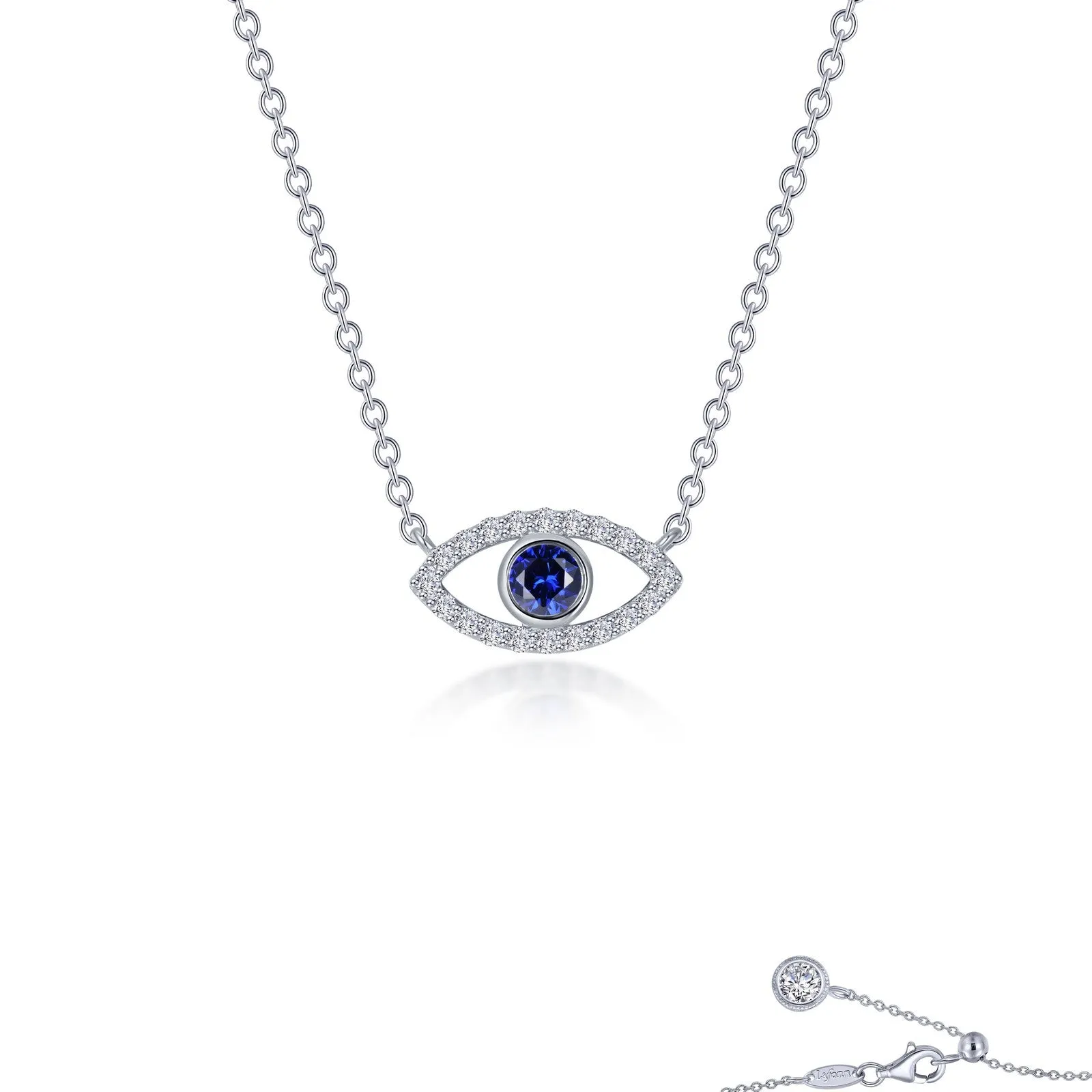 Lafonn Kaleidoscope Sapphire Necklace SYN028SP20