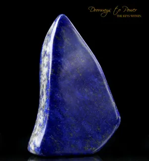 Lapis Lazuli & Pyrite Crystal Altar Stone A   