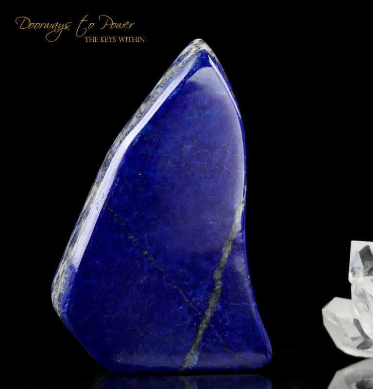 Lapis Lazuli & Pyrite Crystal Altar Stone A   