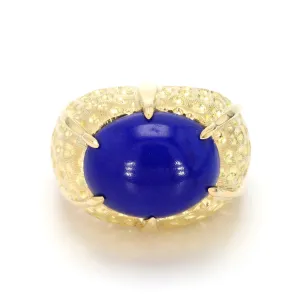 Lapis Lazuli Cocktail Ring