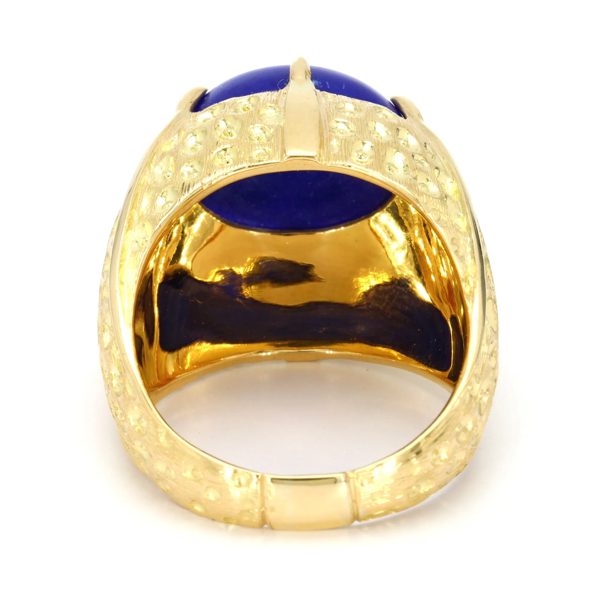 Lapis Lazuli Cocktail Ring