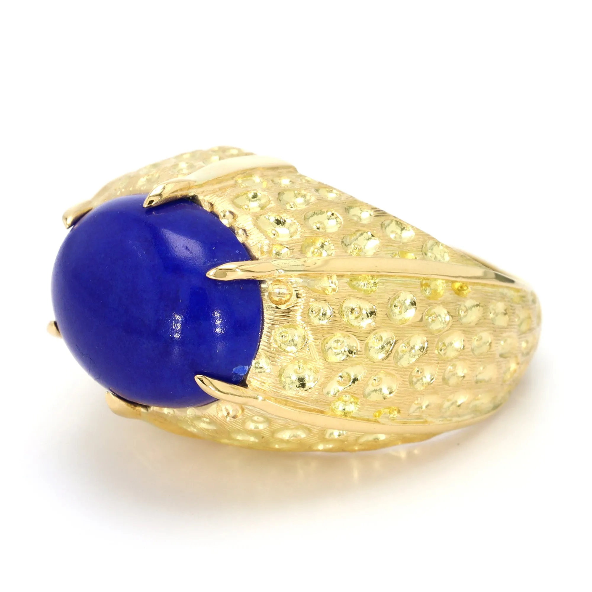 Lapis Lazuli Cocktail Ring