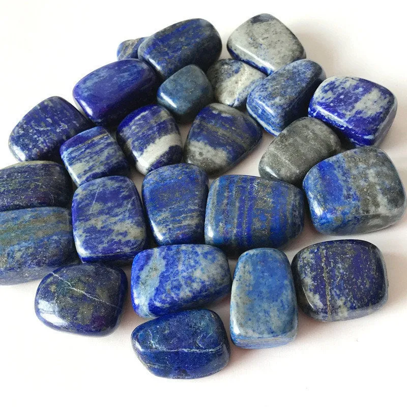 Lapis Lazuli Tumbled Stone - Throat Chakra Stone - Tumbled Lapis Lazuli - Healing Crystals and Stones - Lapis Lazuli Crystal - Gemstone