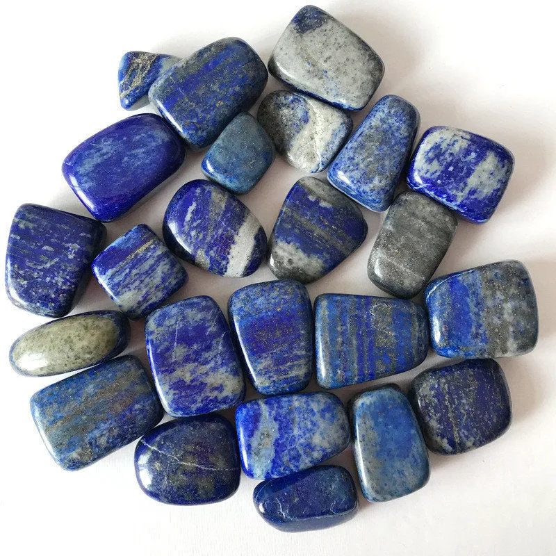 Lapis Lazuli Tumbled Stone - Throat Chakra Stone - Tumbled Lapis Lazuli - Healing Crystals and Stones - Lapis Lazuli Crystal - Gemstone