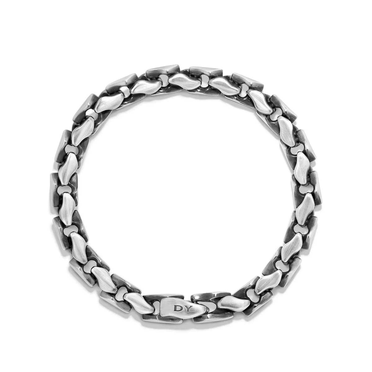 Large Fluted Chain Bracelet, 7.5mm