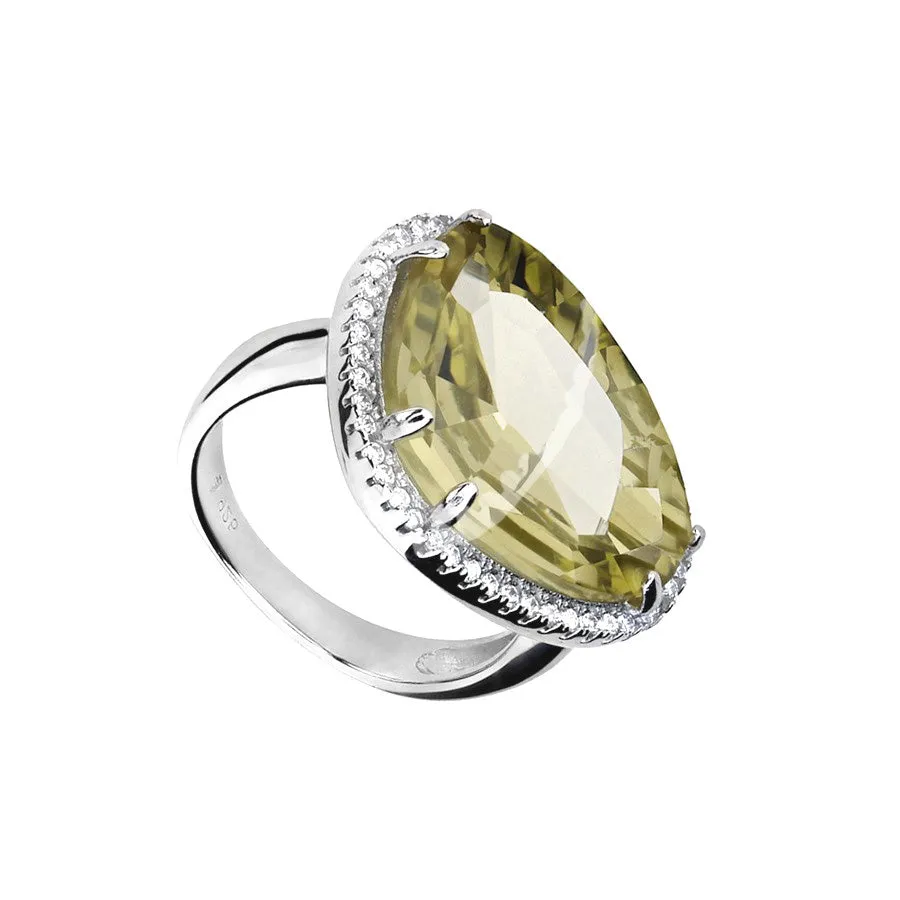 Lemon Cocktail Ring