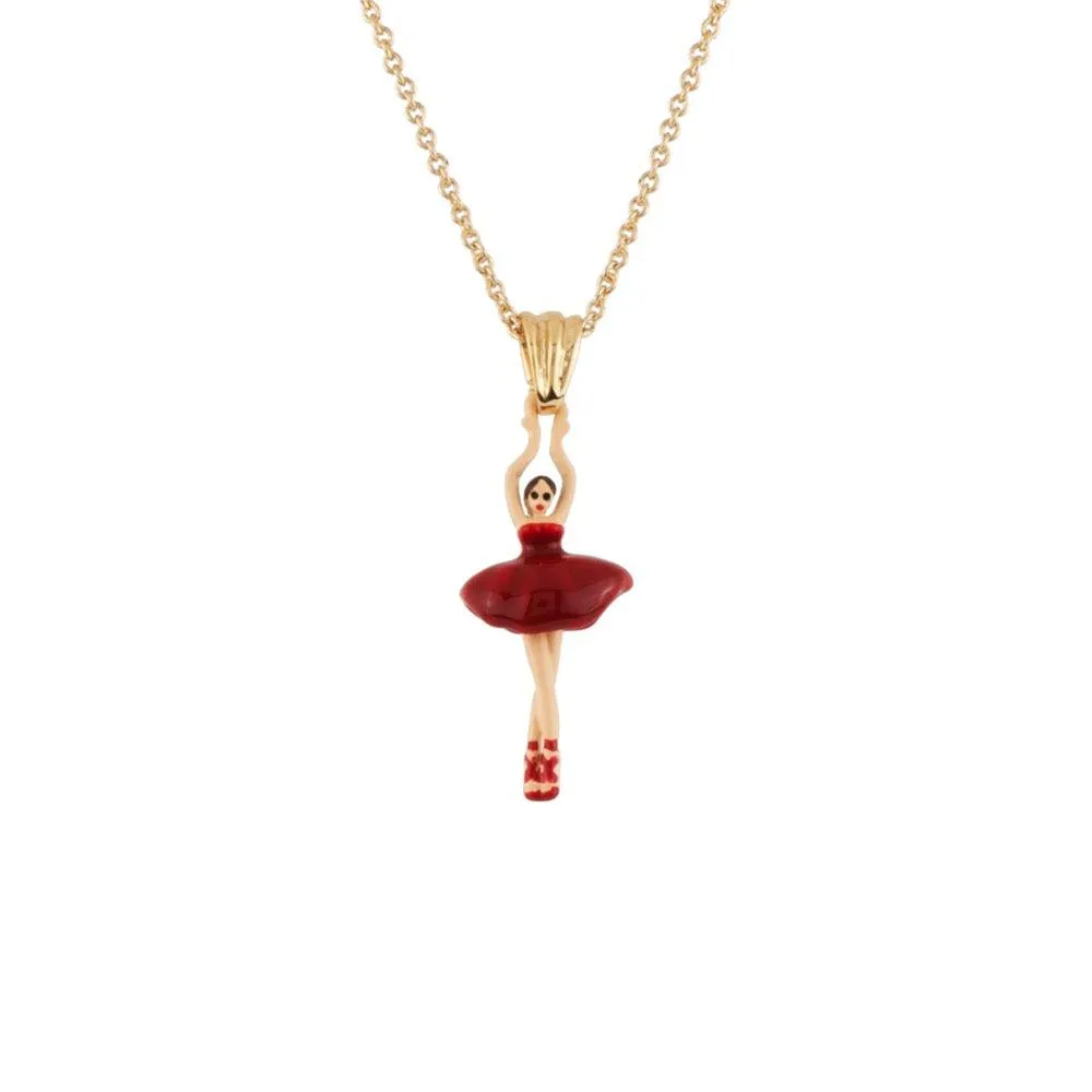 LES NÉRÉIDES Mini Ballerina And Red Tutu Necklace