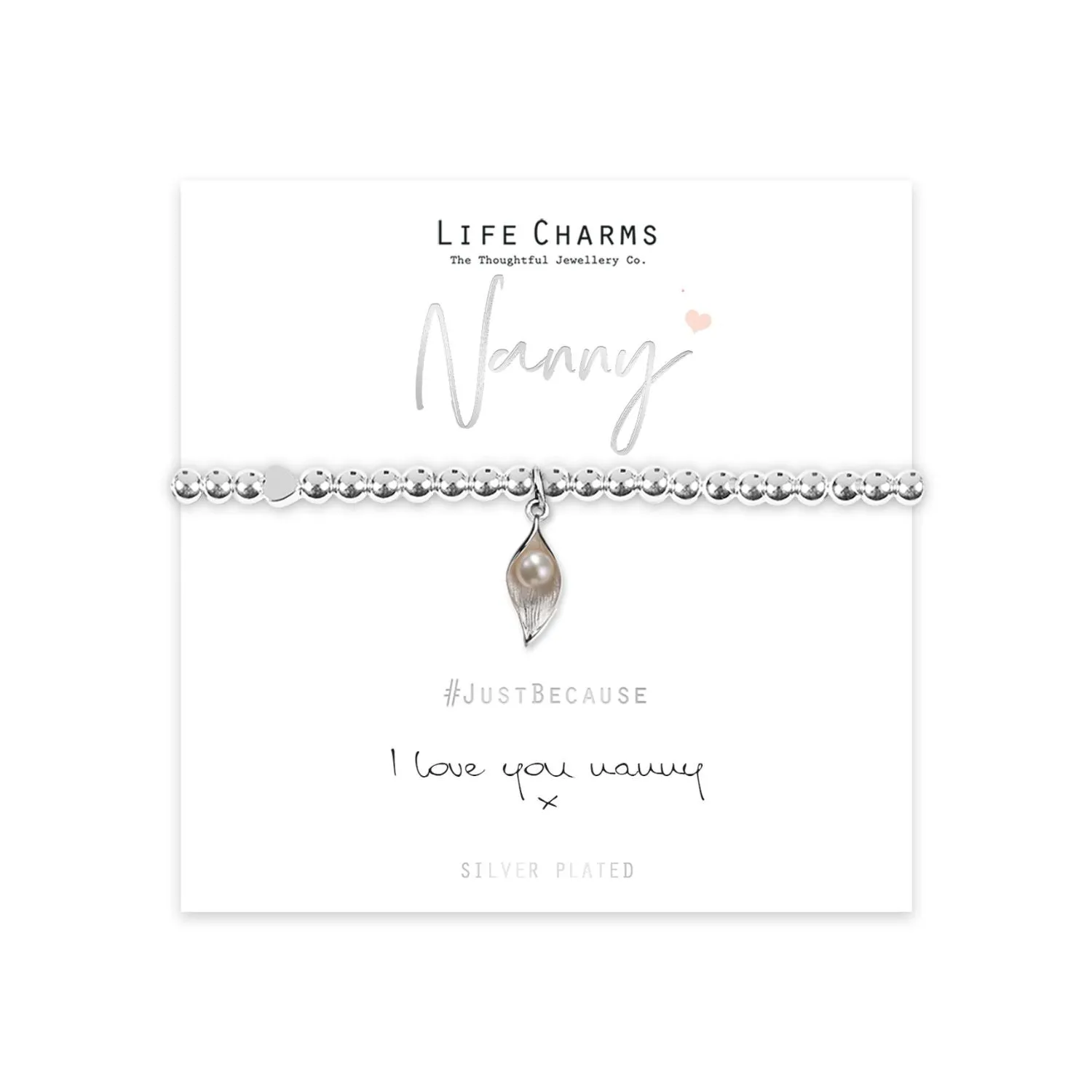 Life Charms "I love you Nanny" Bracelet