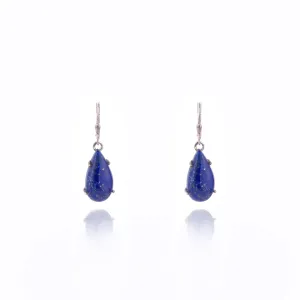 Lilian Lapis Lazuli Earrings, Sterling Silver