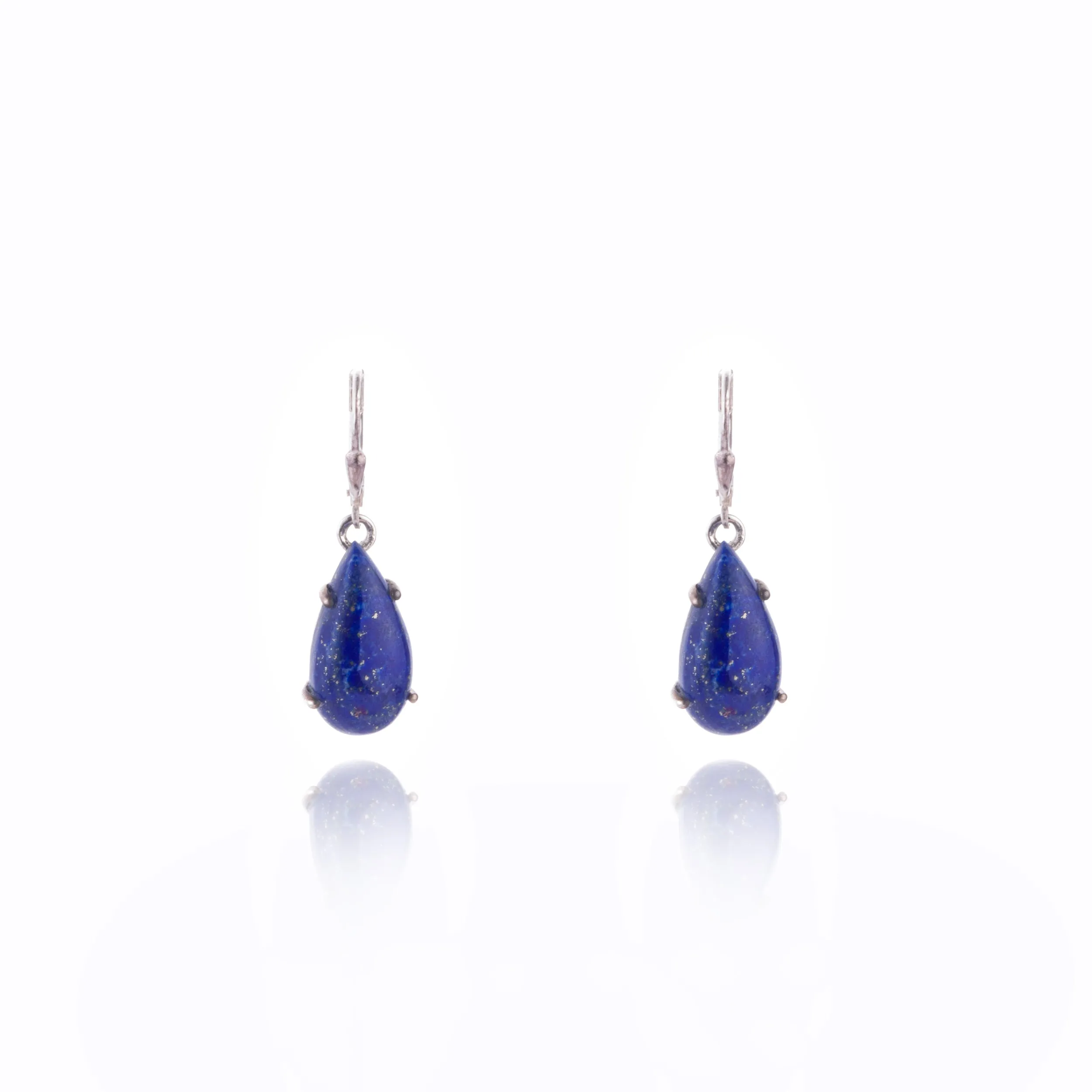 Lilian Lapis Lazuli Earrings, Sterling Silver