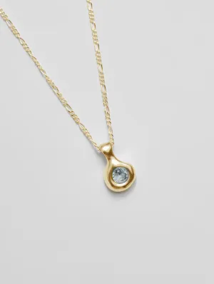 Liv Necklace in Blue and Gold