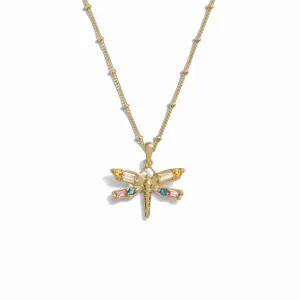 Lucky Dragonfly Necklace