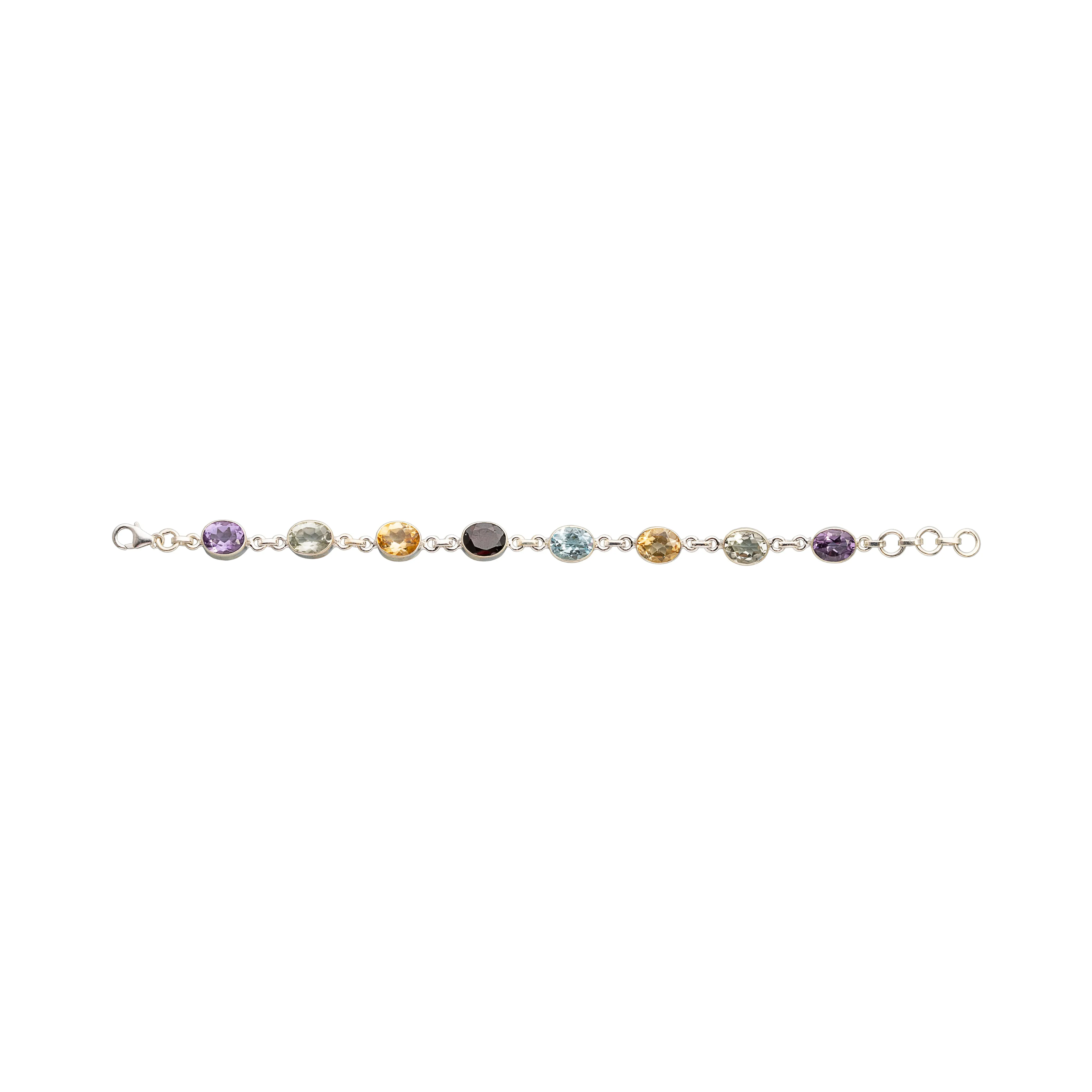 Lynda, Gemstone Bracelet, Sterling Silver