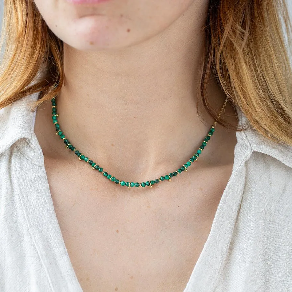 Malachite Gemstone Necklace