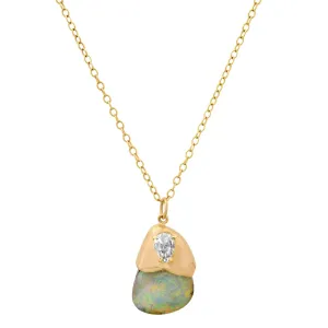 Melted Opal Necklace