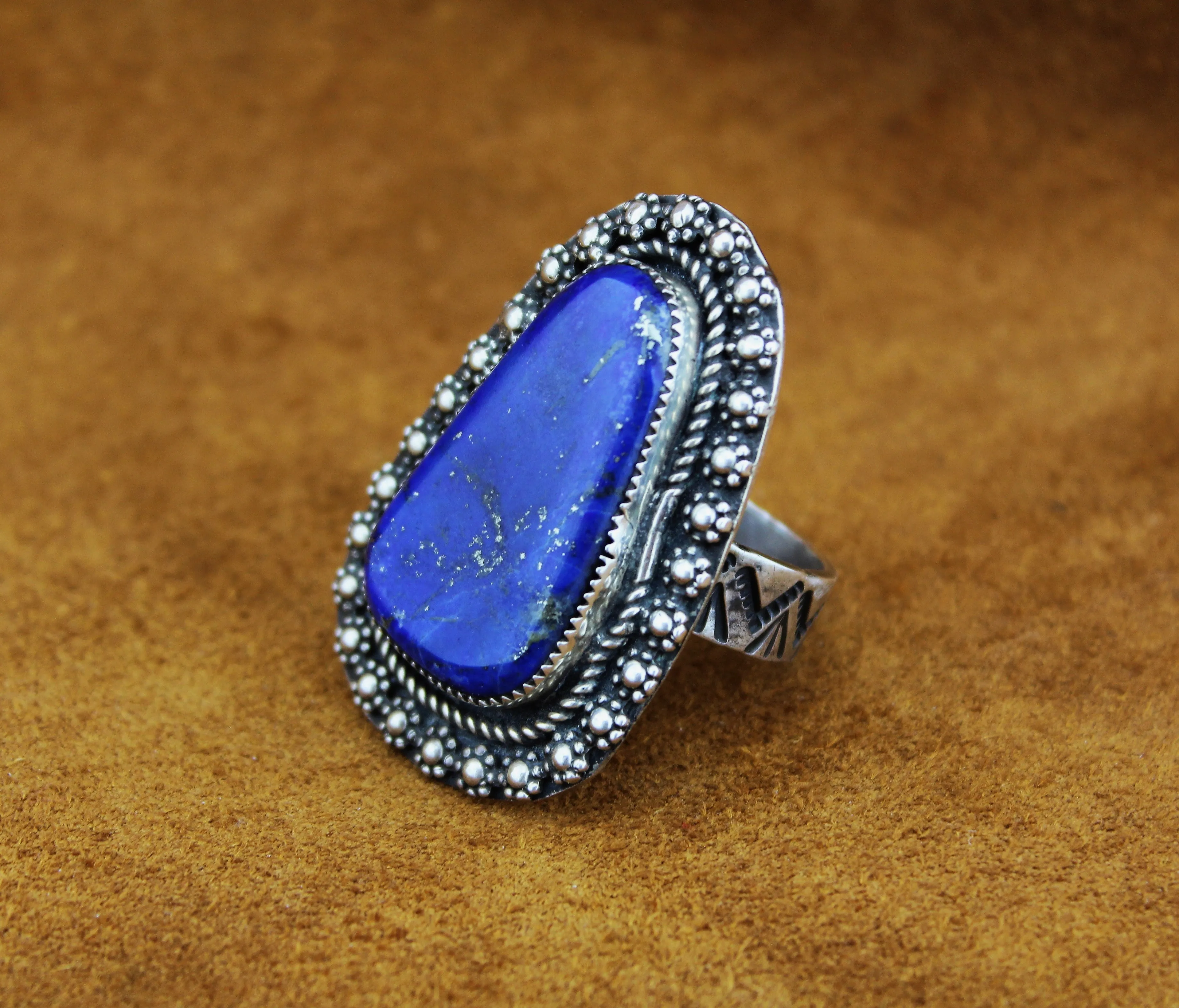 Merlin James Lapis Ring