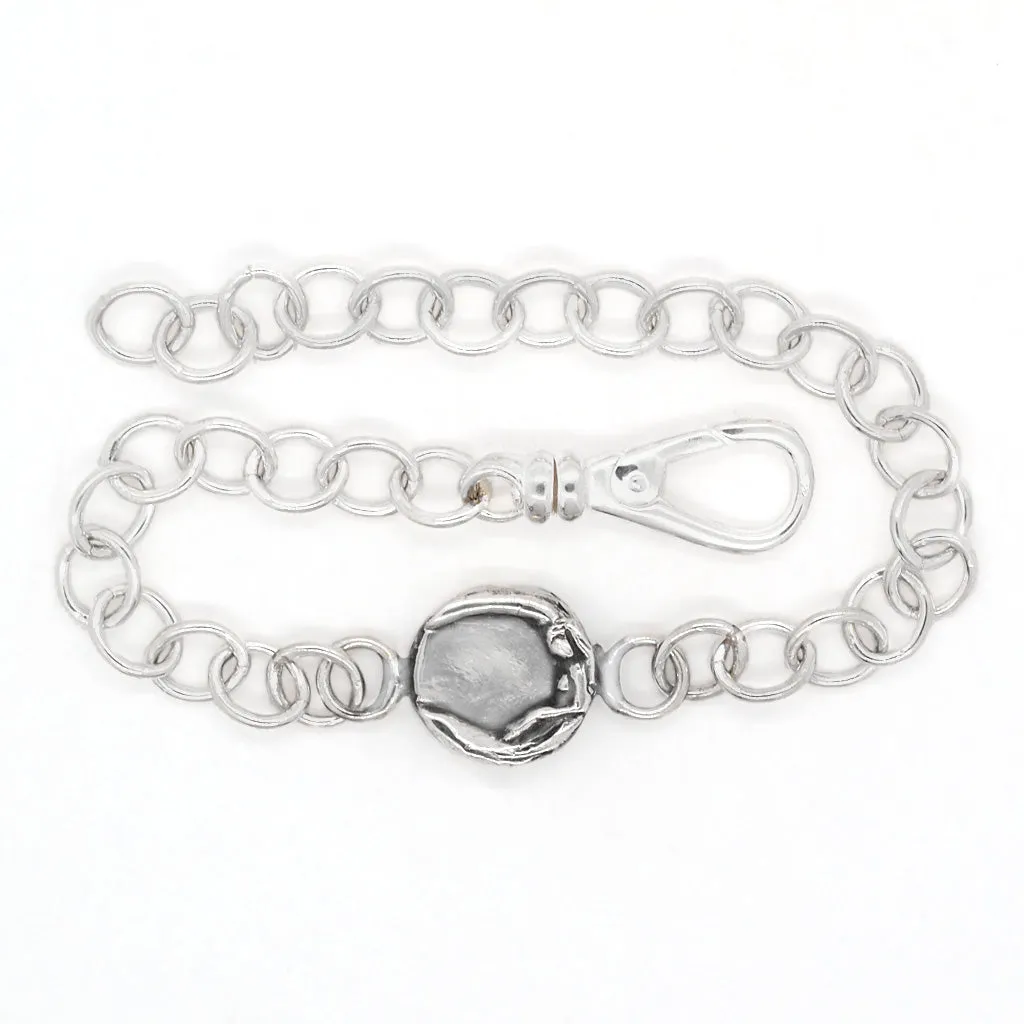 Moon Link Chain Bracelet