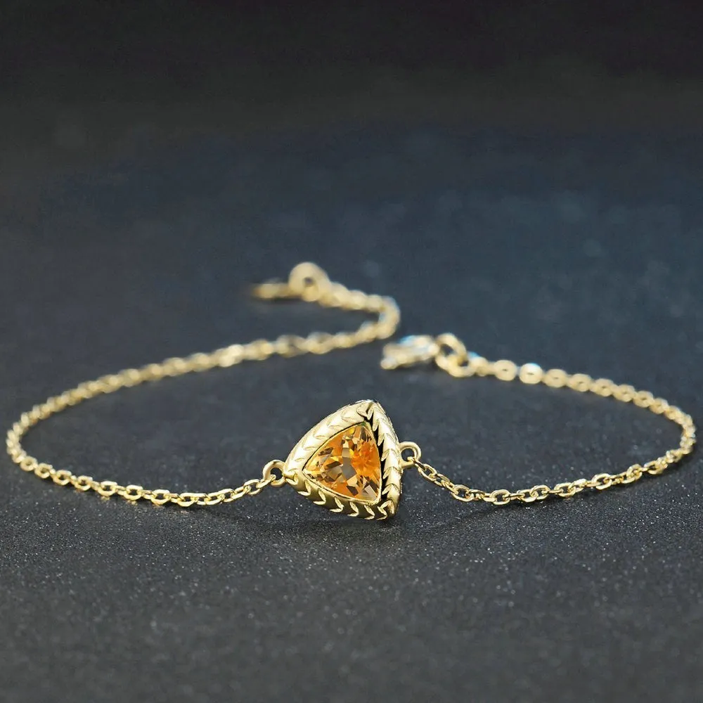 Natural Citrine Bracelet