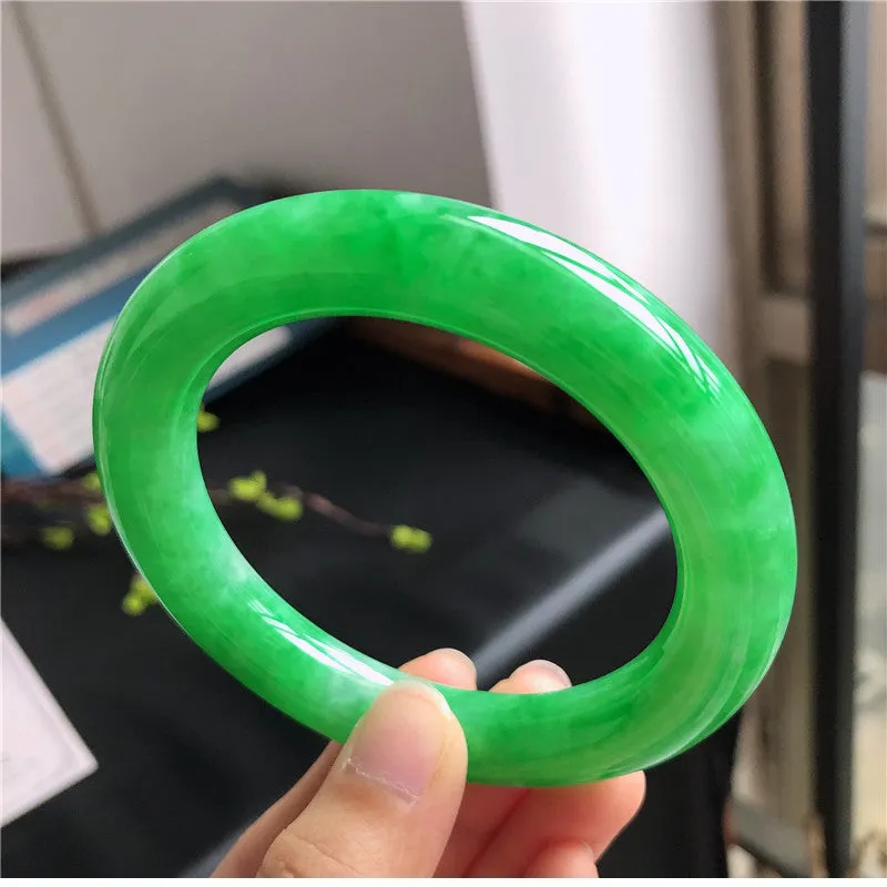 Natural Jade Bangle Jadeite Bangle Internal Diameter 57.3mm T7030853